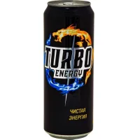 Напиток энергетический TURBO ENERGY б/а 0.45л ж/б