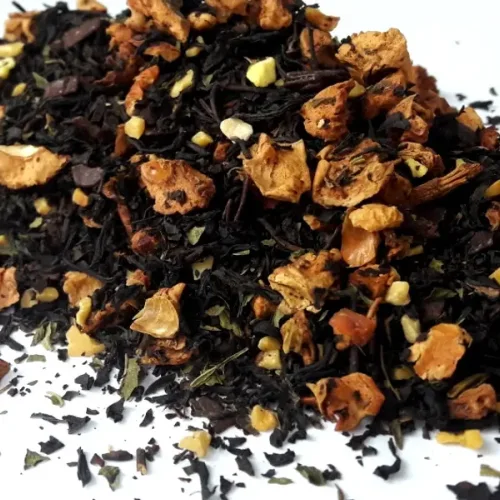 Black tea flavored Chocolate with mint