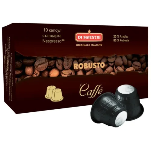 Coffee in Di Maestri Robusto capsules