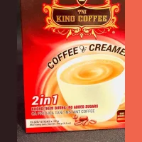 Instant coffee 2 in 1 TNI KING COFFEE & CREAMER without sugar with cream/15 sticks of 10 g