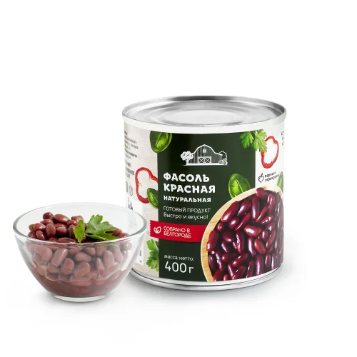 Natural Red beans Barn, 400g