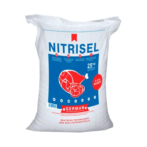 Нитритная соль NITRISEL 0,6%, 0,9%. Нитритно-посолочная смесь 25 кг, напыление, профессиональная (NITRISEL GMBH)