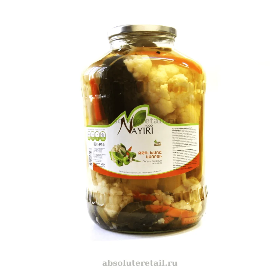 Nairi food salted assorted vegetables 3000gr. stb (4)