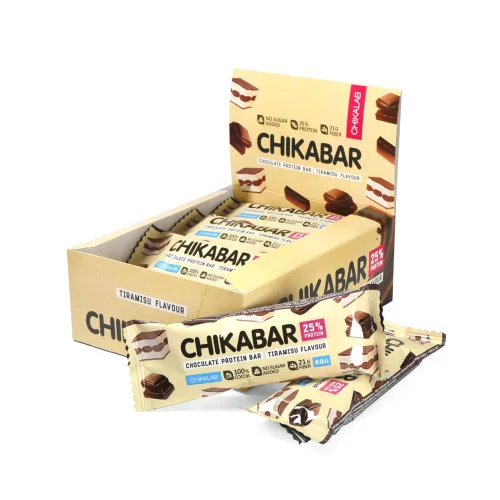 CHIKALAB protein bar - Tiramisu with dairy stuffing