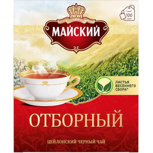 Чай майский "Отборный" черный 100 пакетиков