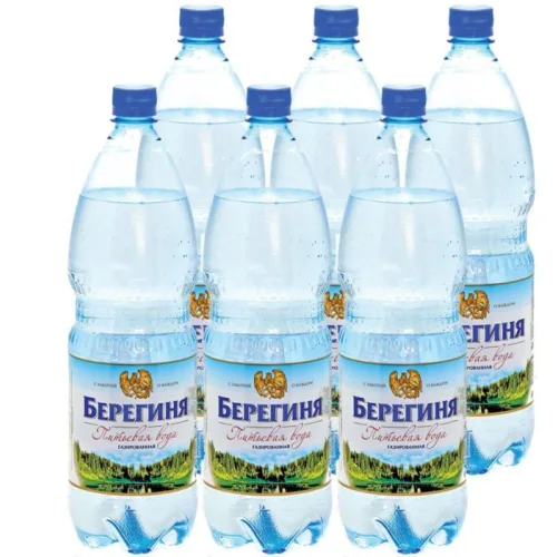 Вода Берегиня, 1,5 литра, газированная
