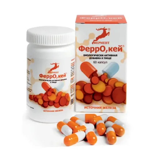 Биологически активная добавка при анемии ФеррО,кей, 300 мг, №30