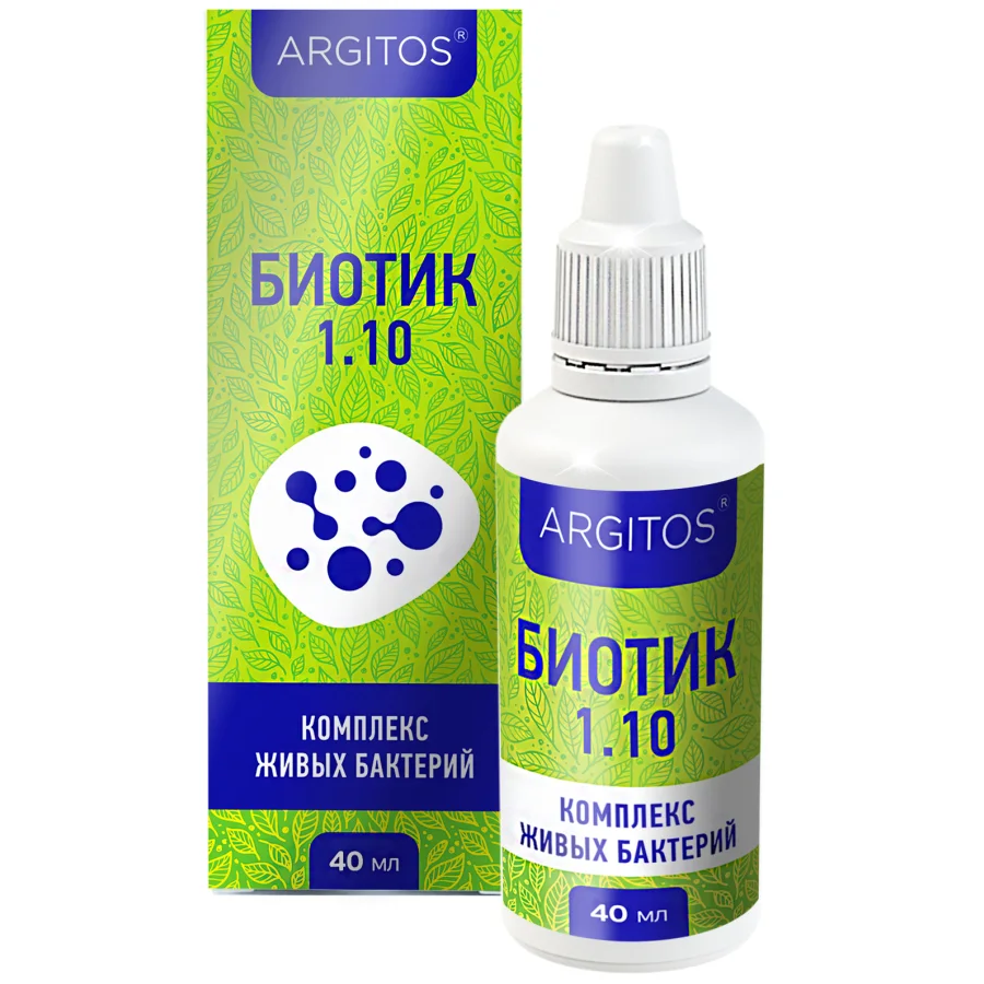 Probiotic Argitos Biotik 1.10 is a complex of live bacteria for the COVID-19 tract and prevention. 40ml