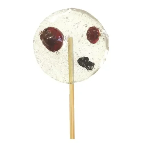 Lollipop without sugar with berries