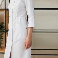 Medical Classic robe (MIDI) with 3/4 sleeve