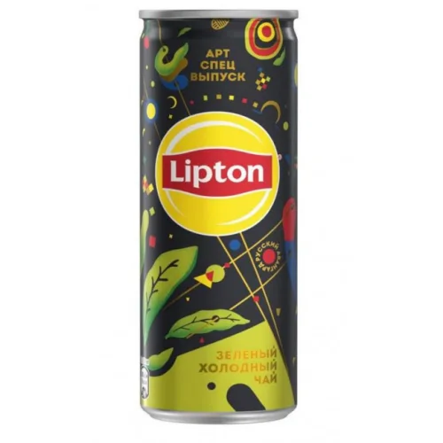 Холодный чай Липтон 0,25л ж/б Грин