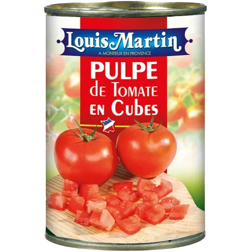 Томаты очищенные резаные (Пульпа) "Луи Мартин" Louis Martin, 5/1, Франция. Масса нетто 4 кг, ж/б, HoReCa.