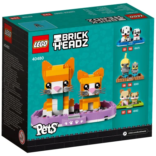 Конструктор LEGO BrickHeadz Рыжий кот 40480