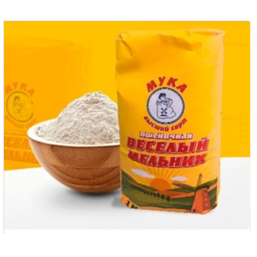 Flour is the highest grade (packing 5 kg.)