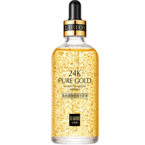 24K Anti-aging serum with niacinamide, hyaluronic acid and gold