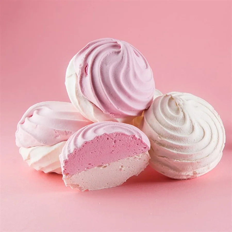 Marshmallow in Sugar Powdered White Pink