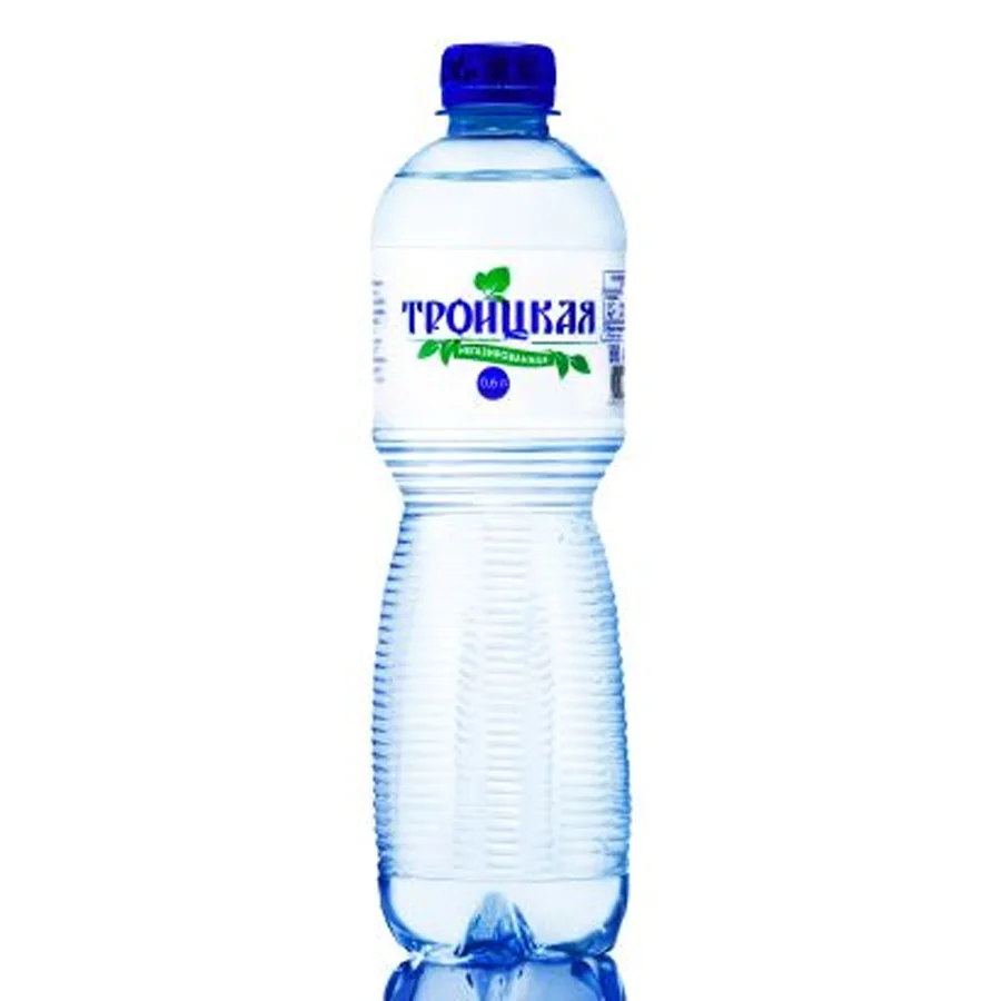 Питьевая вода "Троицкая", н/газ, 0.6л