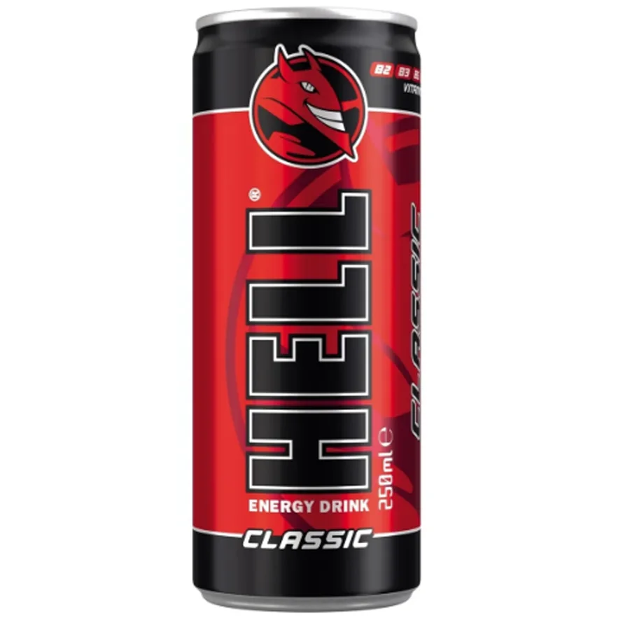 Energy drink HELL Classic carbonated 0.25 l