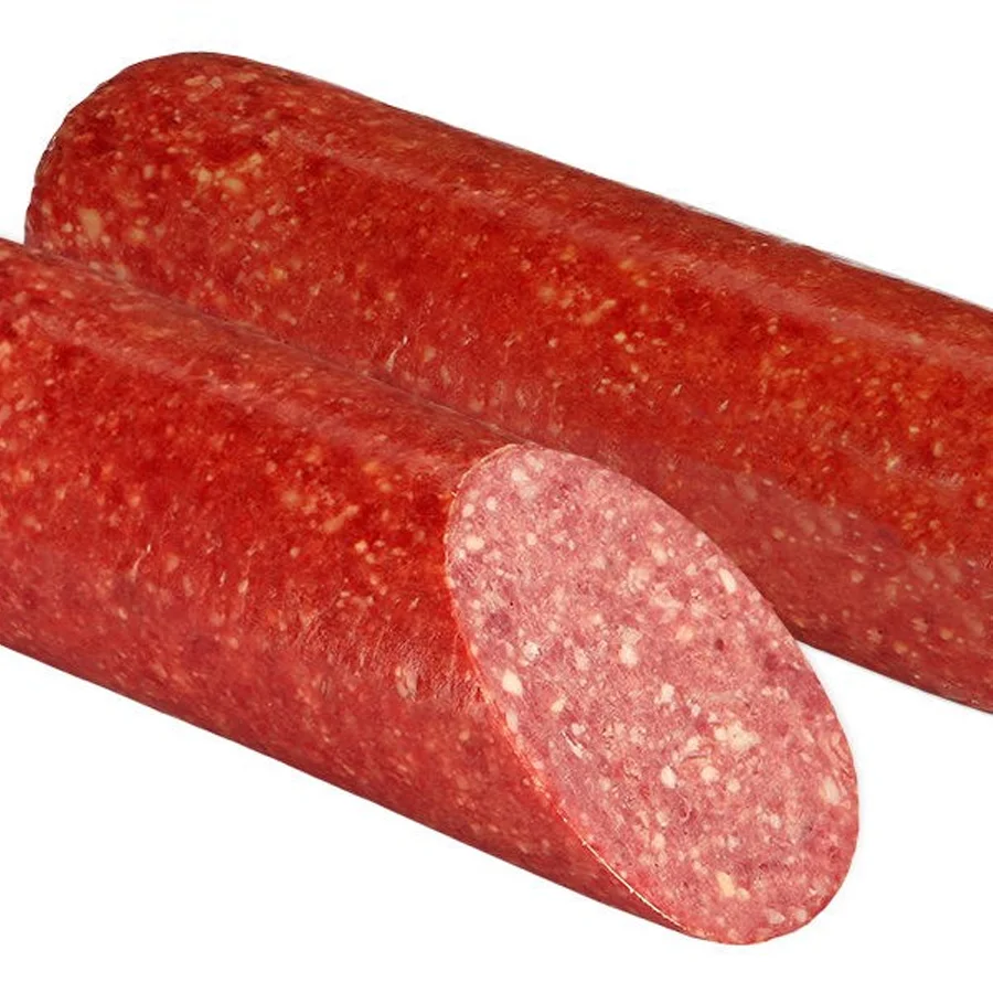 Sausage semi-finished «spicy» with cheese