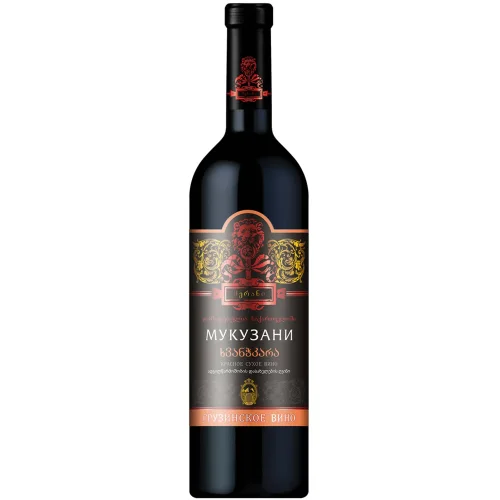 Вино защищенного наименования места происхождения красное сухое "Мукузани" серия "Сихарули" 13% 0,75