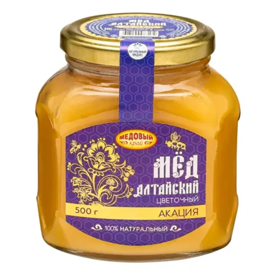 Алтайский мёд цветочный Акация, 500 гр