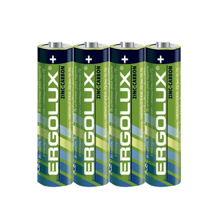 Ergolux R03SR4 AAA Batteries 4pcs