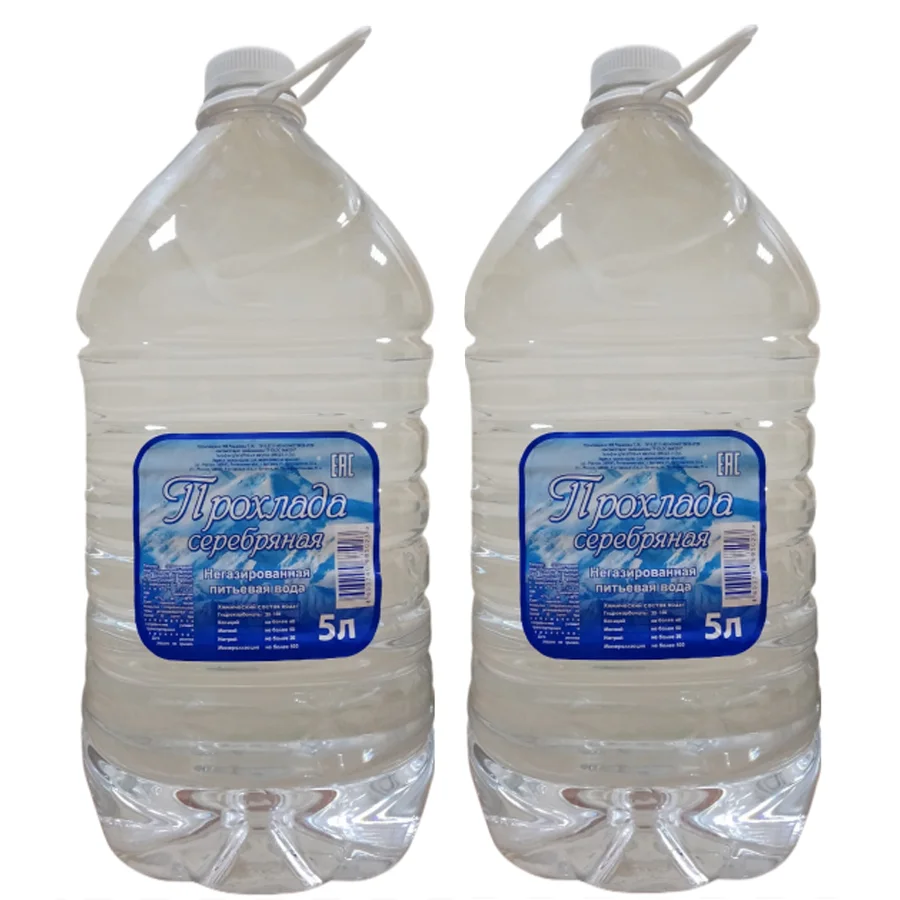 Вода питьевая «Прохлада серебряная» 5л