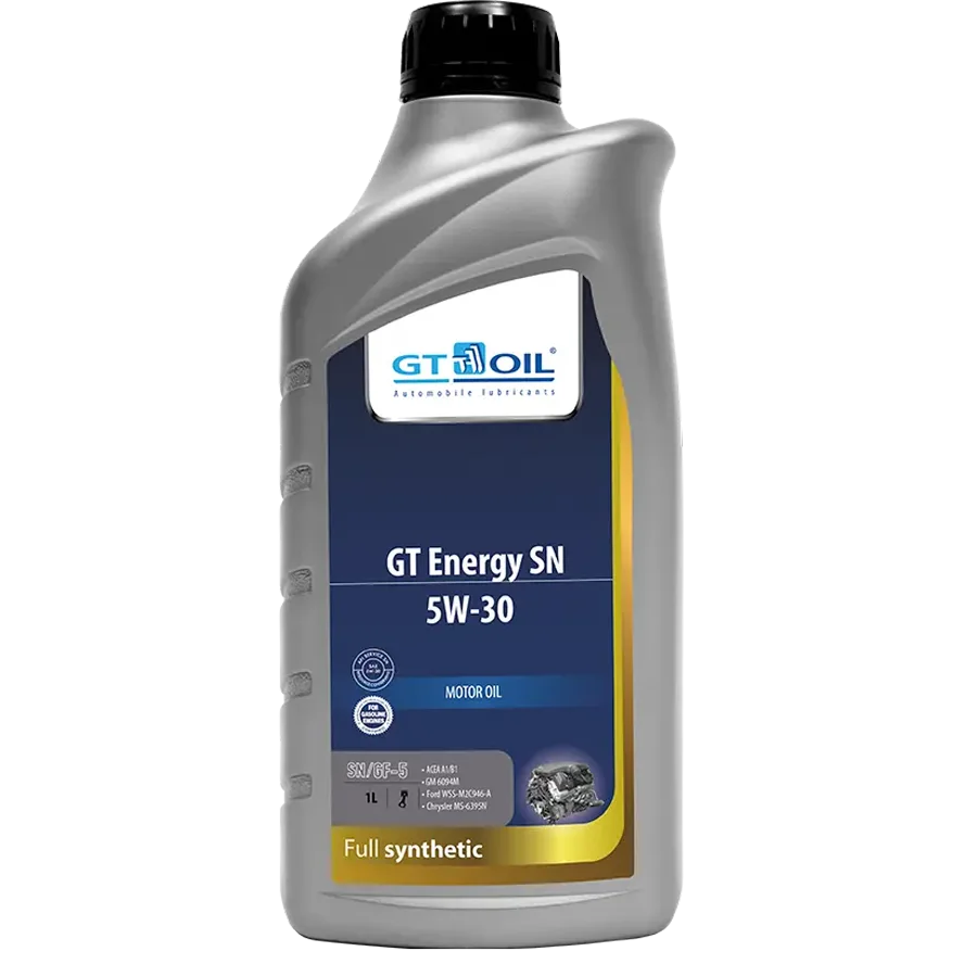 Моторное масло GT Energy SN, SAE 5W-30, API SN, 1 л