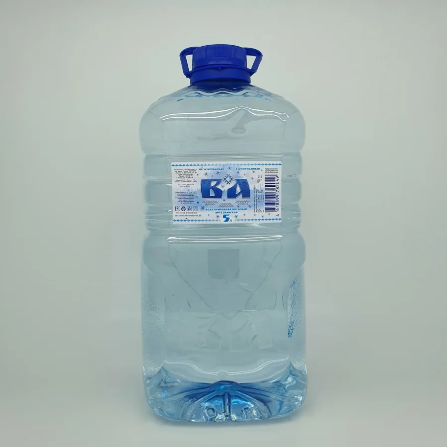Вода природная питьевая артезианская негазированная 5 л