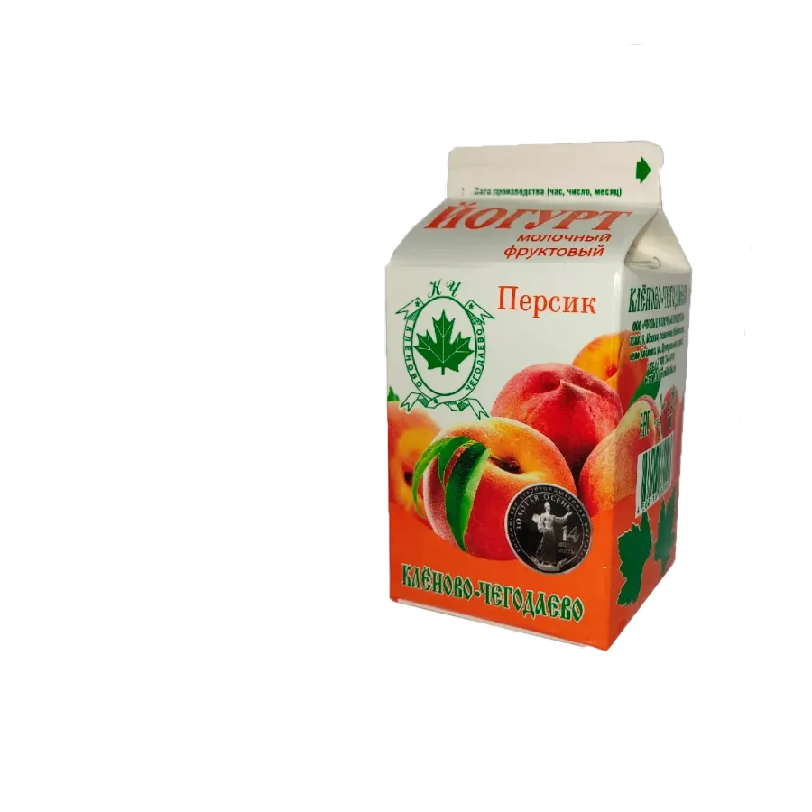 Йогурт фруктовый Персиковый Кленовский 