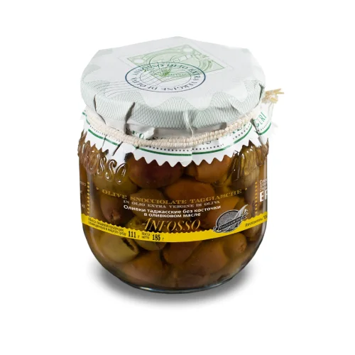Tajik pitted olives in oil, Anfosso (0.185kg)