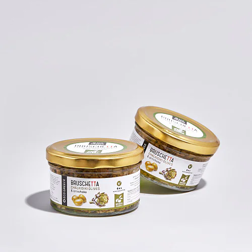 Брускетта из артишоков с оливками Халкидики в оливковом масле  150 г