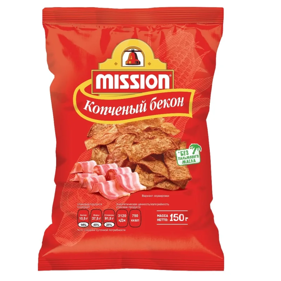 MISSION Chips Smoked Bacon