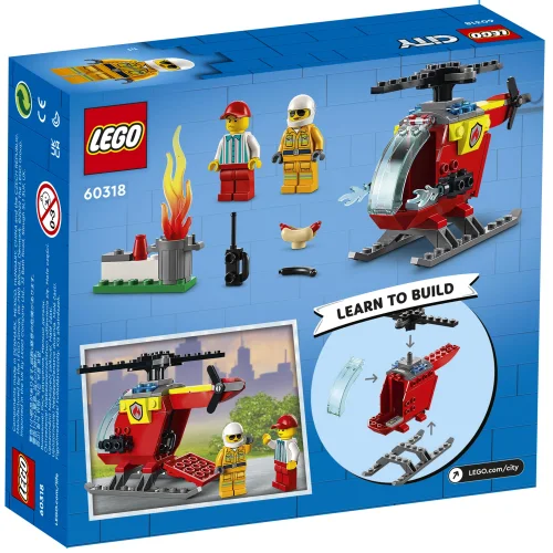Конструктор LEGO City Пожарный вертолёт 60318