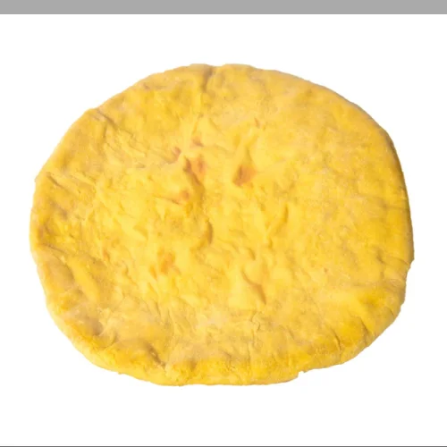 Yellow base for pizza