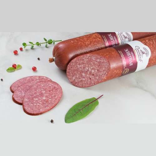 Sausage boiled-smoked salami elite