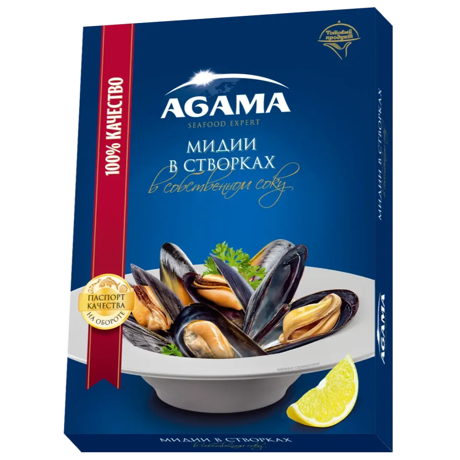 Mussels in sash