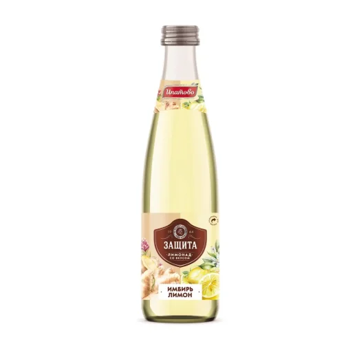 Напиток безалкогольный сильногазированный  "Лимонад  Защита со вкусом Имбирь Лимон" 