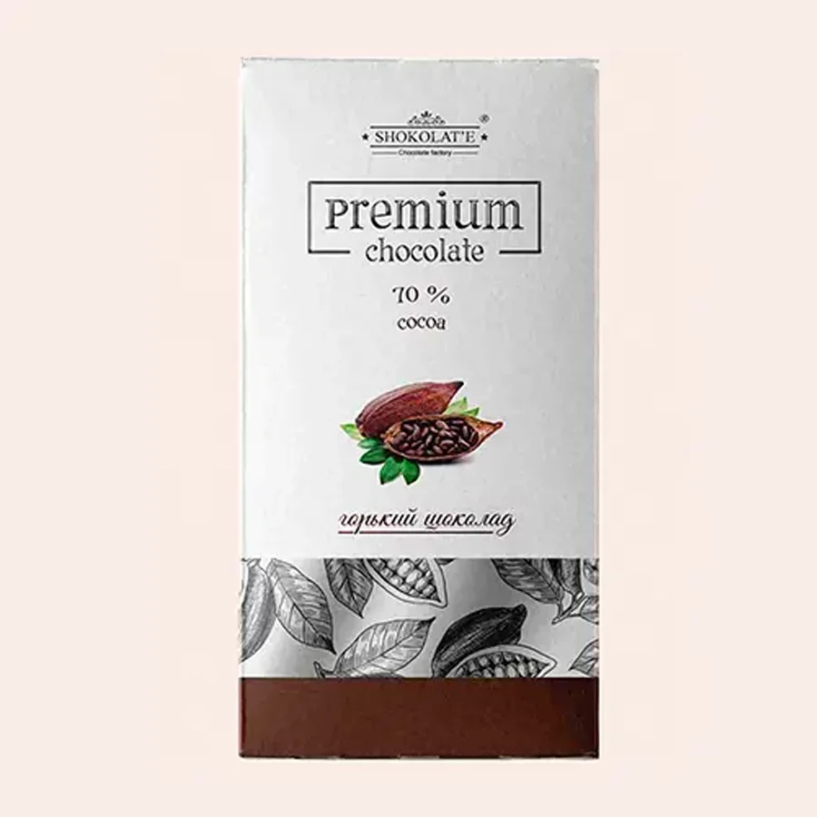 Горький шоколад Premium Shokolat'e