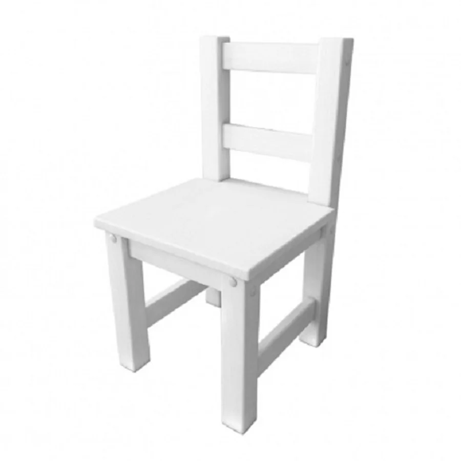 High chair for children 30x30x50, White pearl
