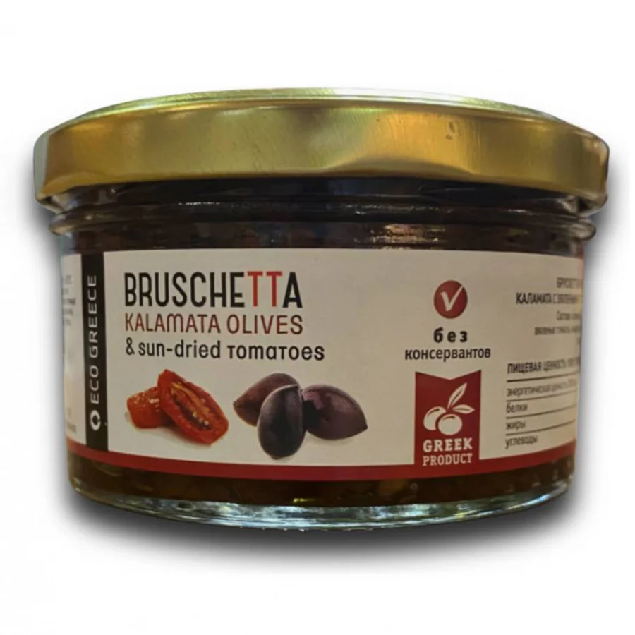 Брускетта из оливок Каламата с вяленым томатом 150г
