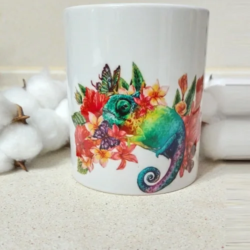 Ceramic mug "Chameleon"