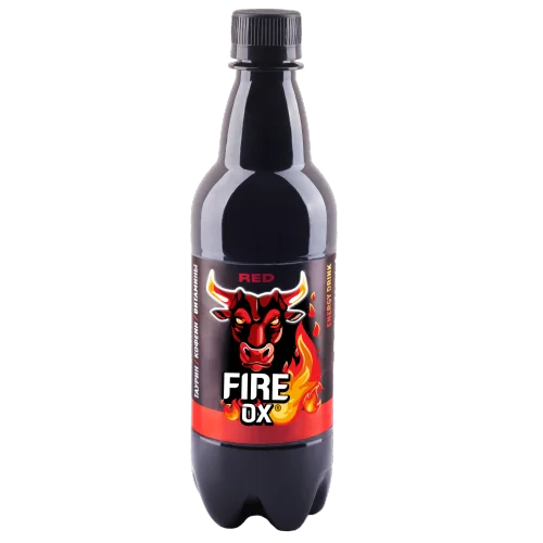 Energy drink 0.5l FIRE OX RED