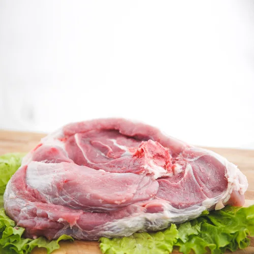 Ham. Hip bran without shank used pork