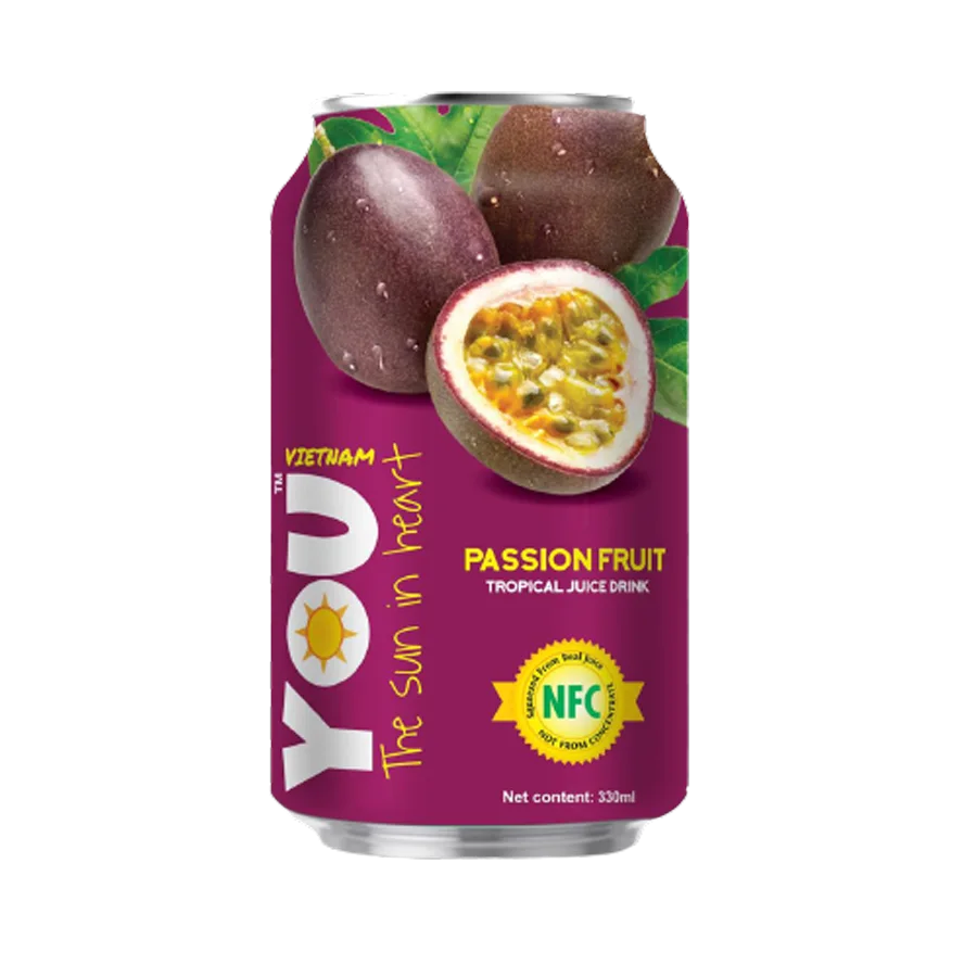 Tropical Drink YOU VIETNAM negaz. with passion fruit juice 0.33 l. w/ b 24 pcs. 