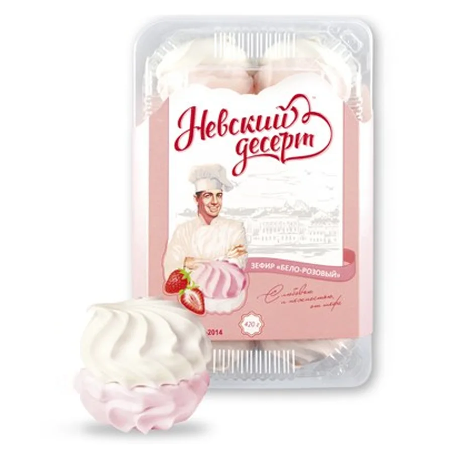 Marshmallow Nevsky Dessert White Pink