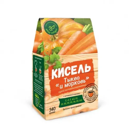 Кисель сухой витаминизированный "Тыква и морковь"