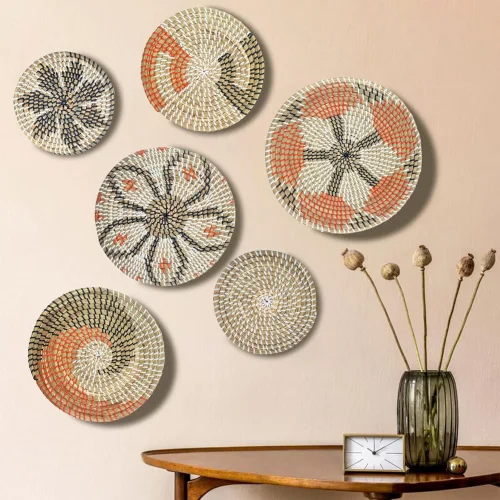 Seagrass Wall Basket, Wall Hanging Decor, Wall Art Decoration, Decorative Wall Basket