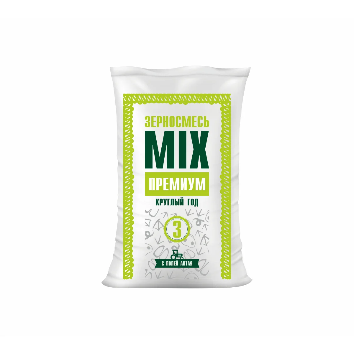 Зерносмесь MIX 3 ПРЕМИУМ (30 кг)