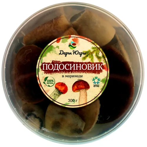 Podosinovik in PET marinade from Siberia (KhMAO-YUGRA)